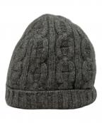 HERMESエルメス）の古着「カシミヤニット帽」｜グレー