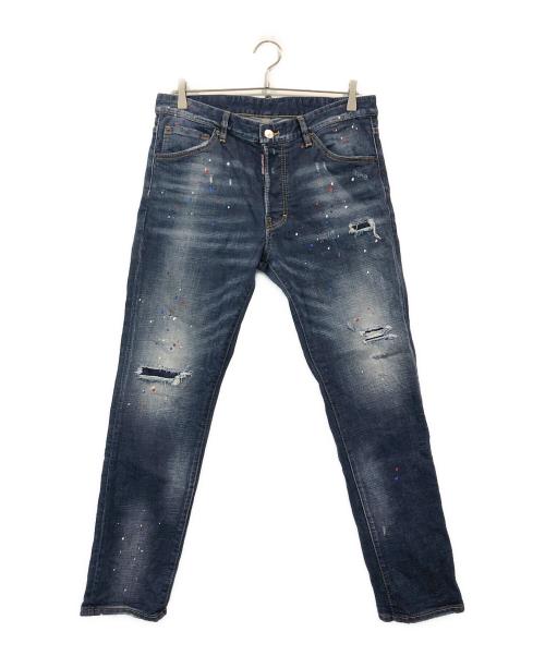 DSQUARED2（ディースクエアード）DSQUARED2 (ディースクエアード) skater jean インディゴ サイズ:SIZE 50の古着・服飾アイテム