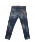 DSQUARED2 (ディースクエアード) skater jean インディゴ サイズ:SIZE 50：16000円