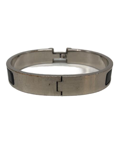 HERMES（エルメス）HERMES (エルメス) クリッククラック PM シルバー×ブラックの古着・服飾アイテム