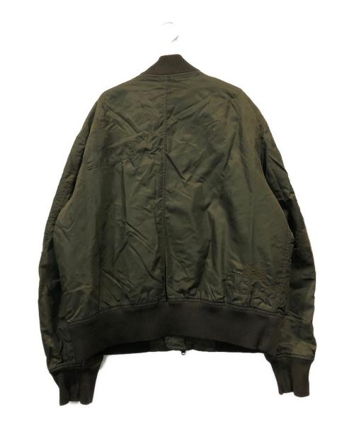 DIESEL Black Gold（ディーゼル ブラック ゴールド）DIESEL BLACK GOLD (ディーゼル ブラック ゴールド) JINGOLL-BUSジャケット グリーン サイズ:50の古着・服飾アイテム