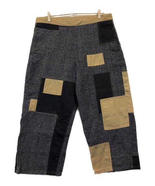 Paul Smith RED EAR（ポールスミス レッドイヤー）Paul Smith RED EAR (ポールスミス レッドイヤー) ミックスアップパッチワーク パンツ インディゴ サイズ:Mの古着・服飾アイテム