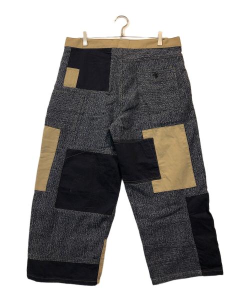 Paul Smith RED EAR（ポールスミス レッドイヤー）Paul Smith RED EAR (ポールスミス レッドイヤー) ミックスアップパッチワーク パンツ インディゴ サイズ:Mの古着・服飾アイテム