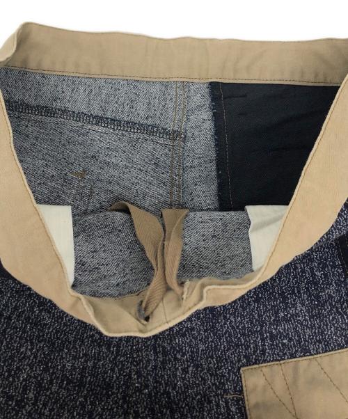 Paul Smith RED EAR（ポールスミス レッドイヤー）Paul Smith RED EAR (ポールスミス レッドイヤー) ミックスアップパッチワーク パンツ インディゴ サイズ:Mの古着・服飾アイテム