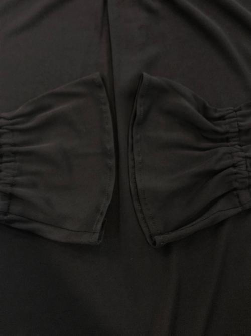 LEONARD（レオナール）LEONARD (レオナール) プリントハイネックドローコードカットソー ブラック サイズ:Mの古着・服飾アイテム