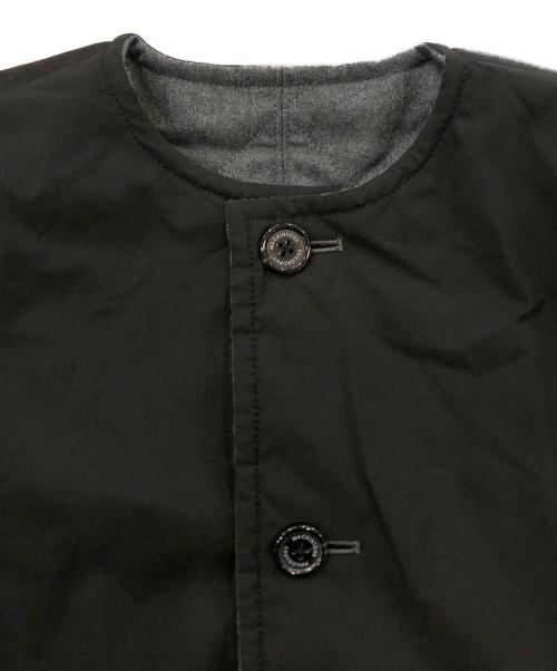 MACKINTOSH PHILOSOPHY（マッキントッシュ フィロソフィー）MACKINTOSH PHILOSOPHY (マッキントッシュ フィロソフィー) ウールサキソニーリバーシコート ブラック×グレー サイズ:SIZE 38の古着・服飾アイテム