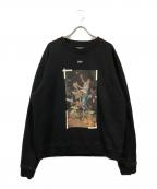 OFFWHITEオフホワイト）の古着「ARROWS SLIMプリントスウェット」｜ブラック