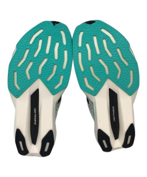 NEW BALANCE（ニューバランス）NEW BALANCE (ニューバランス) フューエルセル スーパーコンプ ペーサー v2 ホワイト×グリーン サイズ:25㎝の古着・服飾アイテム
