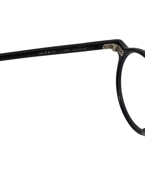 10 eyevan（テン アイヴァン）10 eyevan (テン アイヴァン) No.5 Ⅲ-43 10002S ブラック サイズ:43□22-147の古着・服飾アイテム