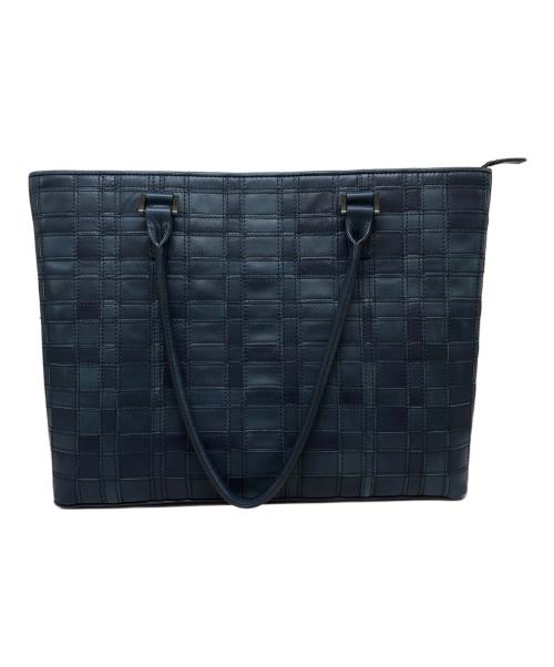 MOTHERHOUSE（マザーハウス）MOTHERHOUSE (マザーハウス) アンティーク メッシュ スリム トート ブルーの古着・服飾アイテム