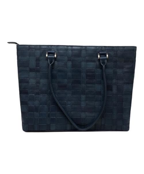 MOTHERHOUSE（マザーハウス）MOTHERHOUSE (マザーハウス) アンティーク メッシュ スリム トート ブルーの古着・服飾アイテム