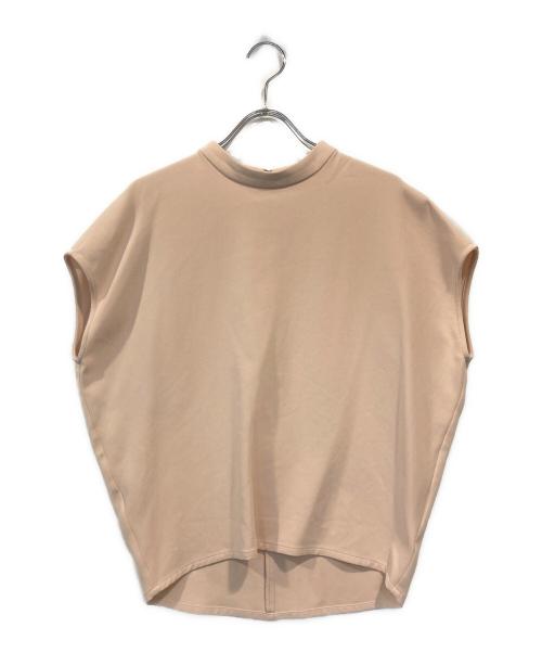 SOEJU（ソージュ）SOEJU (ソージュ) スタンドカラーコクーンブラウス ベージュ サイズ:Sの古着・服飾アイテム