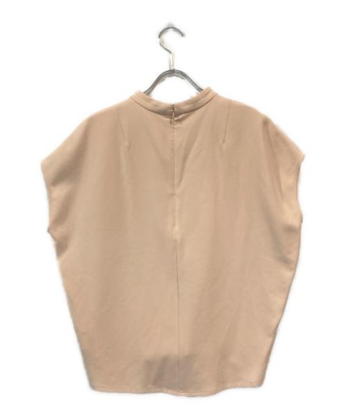 SOEJU（ソージュ）SOEJU (ソージュ) スタンドカラーコクーンブラウス ベージュ サイズ:Sの古着・服飾アイテム