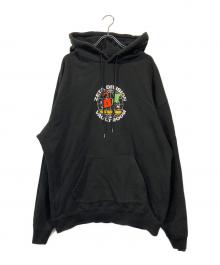 vault room×ZETA DIVISION（ボルトルーム×ゼータ ディヴィジョン）の古着「コラボ刺繍フーディ―」｜ブラック