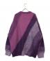 MAISON SPECIAL (メゾンスペシャル) ウェーブグラデーションシャギープライムオーバーモヘヤニットプルオーバー パープル サイズ:SIZE01：9000円