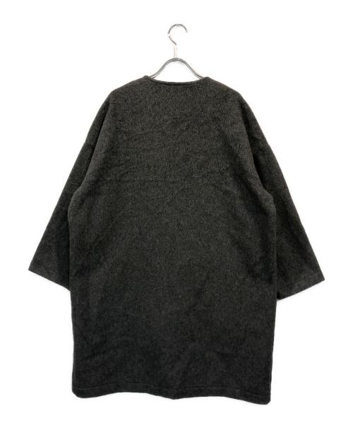 オローネ（オローネ）オローネ (オローネ) ノーカラーコート グレー サイズ:-の古着・服飾アイテム