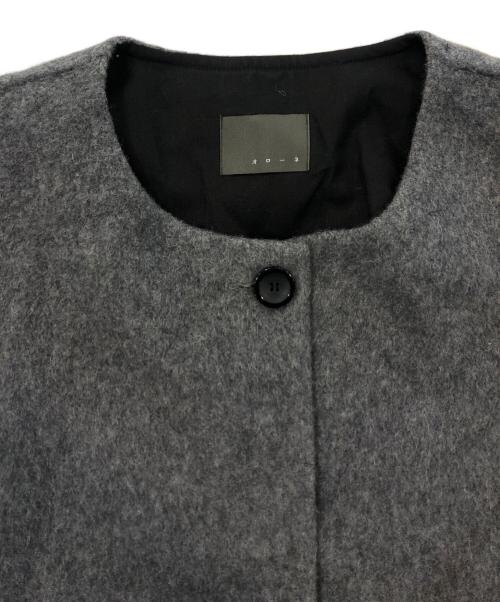 オローネ（オローネ）オローネ (オローネ) ノーカラーコート グレー サイズ:-の古着・服飾アイテム