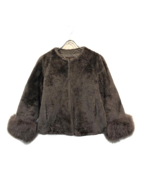 parigot（パリゴ）parigot (パリゴ) ノーカラーファージャケット グレー サイズ:Freeの古着・服飾アイテム