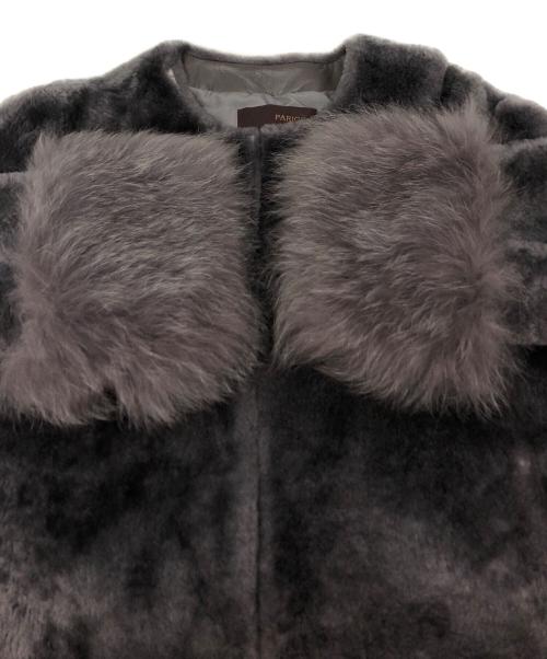 parigot（パリゴ）parigot (パリゴ) ノーカラーファージャケット グレー サイズ:Freeの古着・服飾アイテム