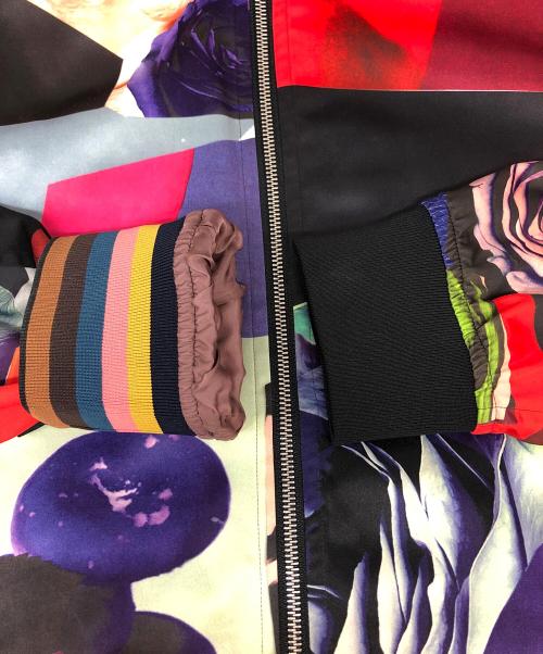 PAUL SMITH（ポールスミス）PAUL SMITH (ポールスミス) ローズコラージュブルゾン マルチカラー サイズ:Lの古着・服飾アイテム