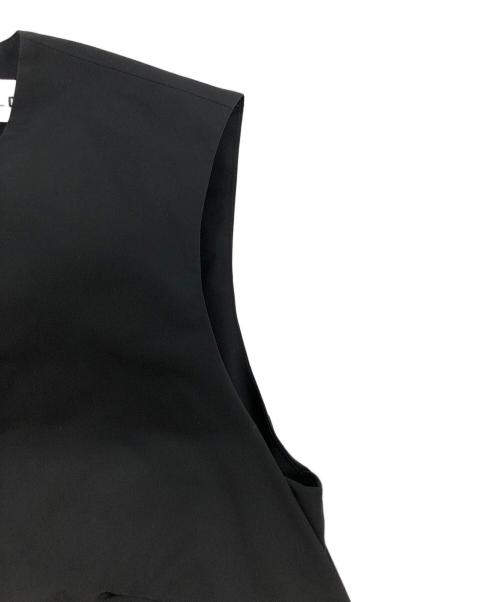 ENFOLD（エンフォルド）ENFOLD (エンフォルド) ストレッチタフタバルーンドレス ブラック サイズ:３６の古着・服飾アイテム