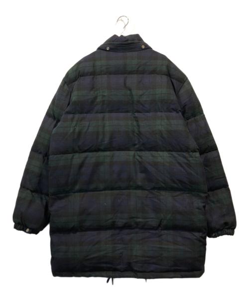 POLO RALPH LAUREN（ポロ・ラルフローレン）POLO RALPH LAUREN (ポロ・ラルフローレン) ブラックウォッチウールブレンドダウンジャケット グレー サイズ:Lの古着・服飾アイテム