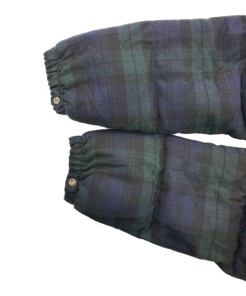 POLO RALPH LAUREN（ポロ・ラルフローレン）POLO RALPH LAUREN (ポロ・ラルフローレン) ブラックウォッチウールブレンドダウンジャケット グレー サイズ:Lの古着・服飾アイテム