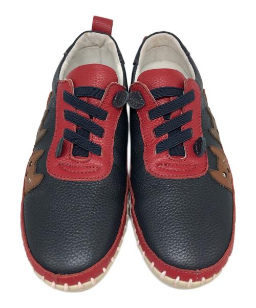 estacion（エスタシオ）estacion (エスタシオ) ローカットスニーカー ネイビー サイズ:23.5㎝の古着・服飾アイテム