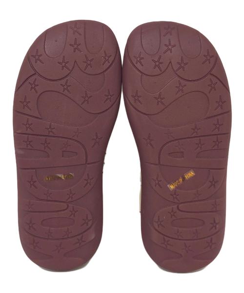 estacion（エスタシオ）estacion (エスタシオ) MOOMIN (ムーミン) ニョロニョロ×フルーツモチーフ本革サボシューズ アイボリー サイズ:sの古着・服飾アイテム