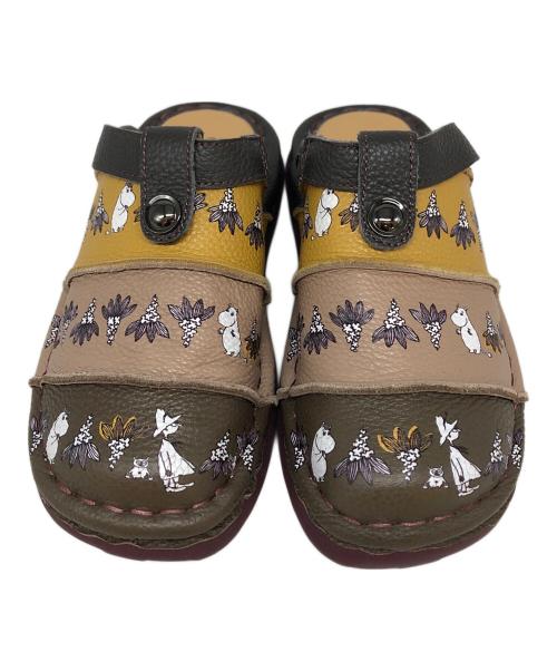 estacion（エスタシオ）estacion (エスタシオ) ムーミン谷の仲間たちモチーフサボサンダル グレー サイズ:sの古着・服飾アイテム
