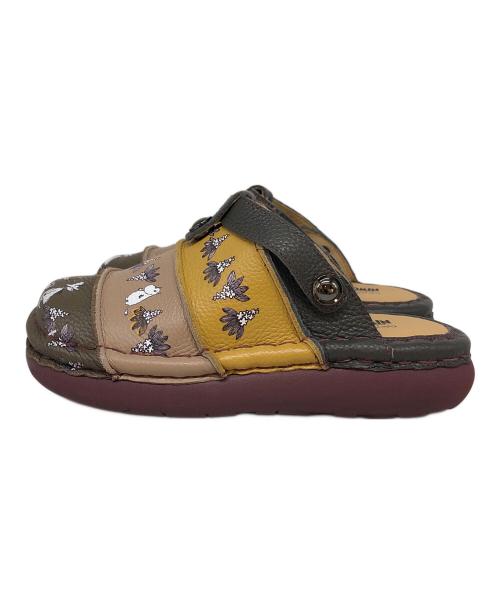 estacion（エスタシオ）estacion (エスタシオ) ムーミン谷の仲間たちモチーフサボサンダル グレー サイズ:sの古着・服飾アイテム