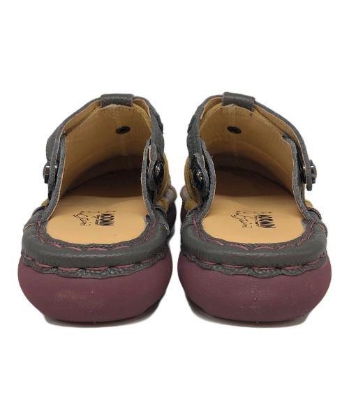 estacion（エスタシオ）estacion (エスタシオ) ムーミン谷の仲間たちモチーフサボサンダル グレー サイズ:sの古着・服飾アイテム