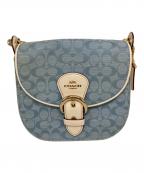 COACHコーチ）の古着「IMUDY デニムショルダーバッグ」｜インディゴ