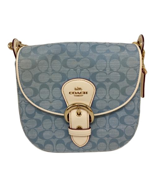 COACH（コーチ）COACH (コーチ) IMUDY デニムショルダーバッグ インディゴの古着・服飾アイテム