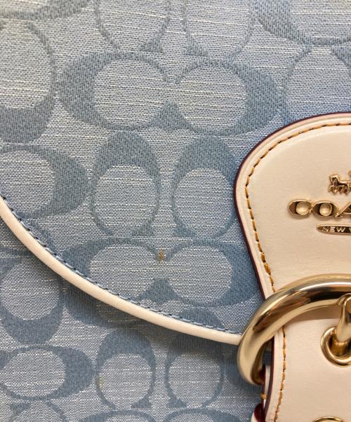 COACH（コーチ）COACH (コーチ) IMUDY デニムショルダーバッグ インディゴの古着・服飾アイテム
