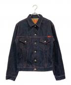 児島ジーンズ×LAGER BEERコジマジーンズ×ラガービール）の古着「ラガービール コラボ デニムジャケット」｜インディゴ