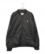 Calvin Klein Jeansカルバンクラインジーンズ）の古着「CKロゴプリントブルゾン」｜ブラック