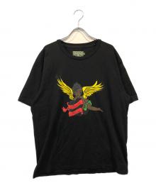 Denim Tears（デニムティアーズ）の古着「ブラック ケルビム Tシャツ」｜ブラック