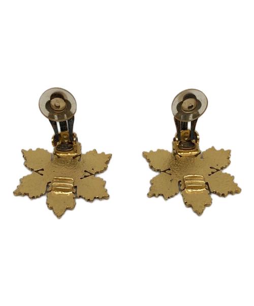 CHANEL（シャネル）CHANEL (シャネル) スノーフレーク ココマークイヤリング ゴールド（色）の古着・服飾アイテム