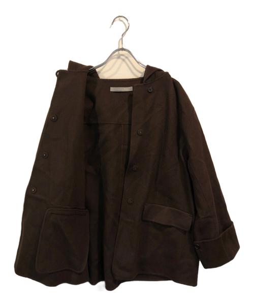 theory luxe（セオリーリュクス）theory luxe (セオリーリュクス) カシミヤブレンドコート ブラウン サイズ:Mの古着・服飾アイテム
