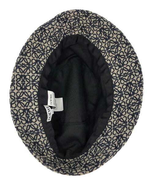 LOEWE（ロエベ）LOEWE (ロエベ) アナグラムバケットハット インディゴ サイズ:59の古着・服飾アイテム