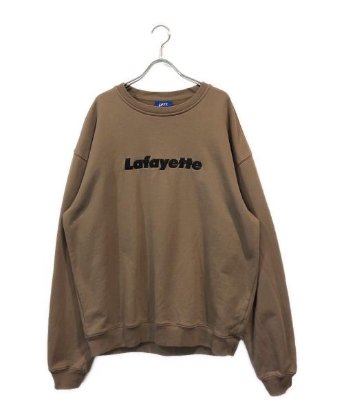 LFYT（エルエフワイティー）LFYT (エルエフワイティー) LOGO CREW SWEAT ブラウン サイズ:Lの古着・服飾アイテム