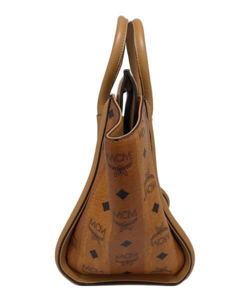 MCM（エムシーエム）MCM (エムシーエム) ヴィセトス2WAYバッグ ブラウンの古着・服飾アイテム