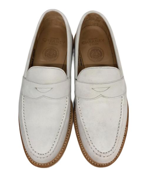 JOSEPH CHEANEY（ジョセフチーニー）JOSEPH CHEANEY (ジョセフチーニー) ローファー ホワイト サイズ:7 2/1の古着・服飾アイテム
