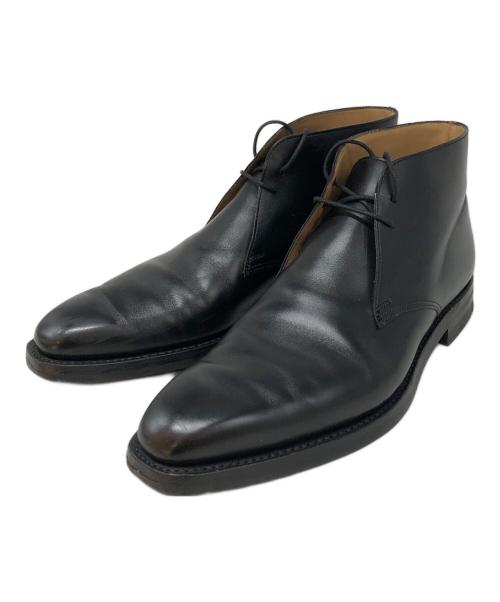 Crockett & Jones（クロケット＆ジョーンズ）Crockett & Jones (クロケット＆ジョーンズ) チャッカーブーツ ブラック サイズ:7Eの古着・服飾アイテム