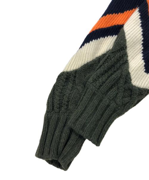 sacai（サカイ）sacai (サカイ) LAMBSWOOL PULLOVER ネイビー サイズ:SIZE 2の古着・服飾アイテム