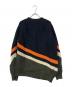 sacai（サカイ）の古着「LAMBSWOOL PULLOVER」｜ネイビー