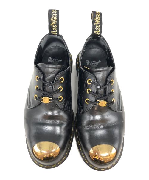 Dr.Martens（ドクターマーチン）Dr.Martens (ドクターマーチン) A BATHING APE (ア ベイシング エイプ) コラボ3ホールシューズ ブラック サイズ:25の古着・服飾アイテム