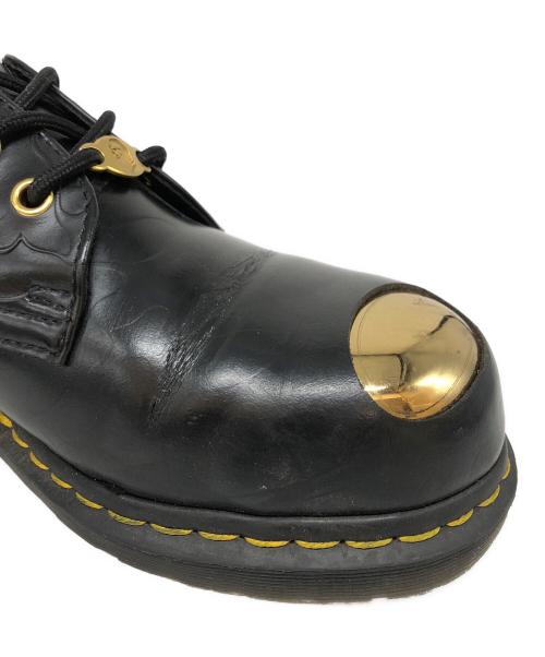 Dr.Martens（ドクターマーチン）Dr.Martens (ドクターマーチン) A BATHING APE (ア ベイシング エイプ) コラボ3ホールシューズ ブラック サイズ:25の古着・服飾アイテム
