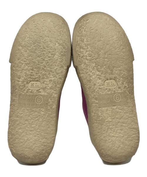 MM6 Maison Margiela（エムエムシックスメゾンマルジェラ）MM6 Maison Margiela (エムエムシックス メゾンマルジェラ) Gambetta Lace-Up Platform Sneakers ピンク サイズ:38の古着・服飾アイテム